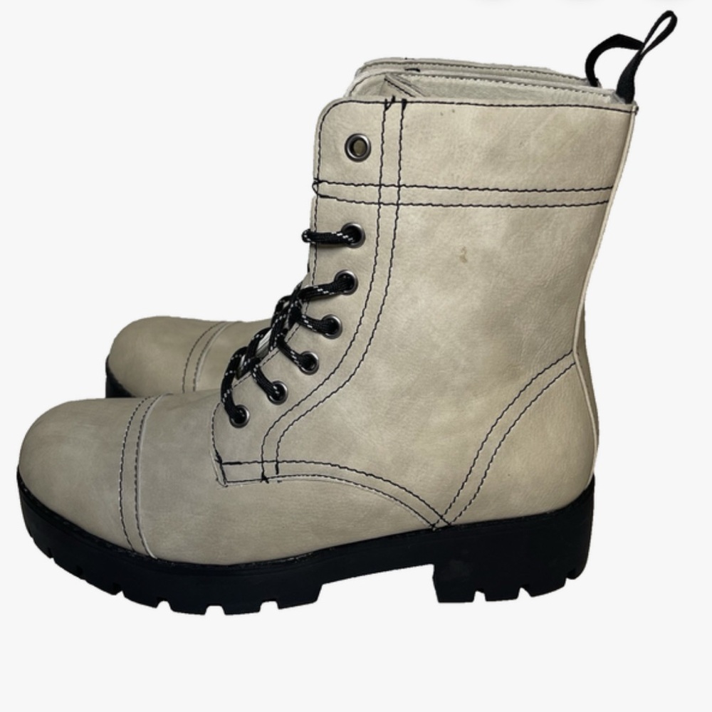 SEVEN Combat Lace-Up Boots